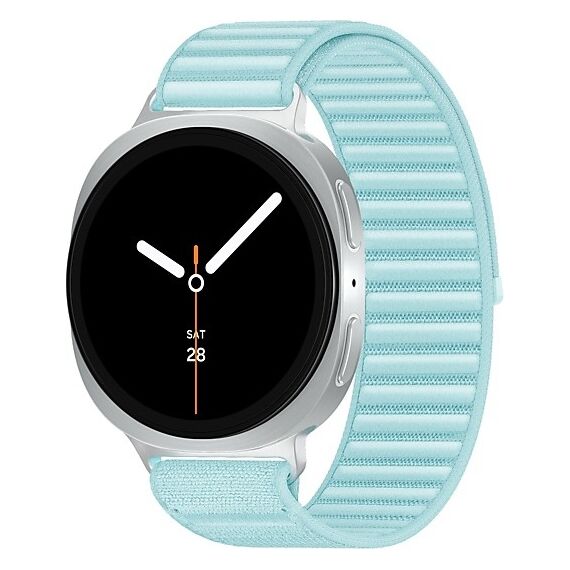 Galaxy Watch8 | 44 мм | 4G LTE | Silver | Fabric/Mint | M/L, Размер ремешка : M/L, Тип ремешка : Fabric, Размер корпуса : 44 мм, Подключение часов : Bluetooth / Wi-Fi + 4G LTE, Цвет ремешка: Mint, Цвет: Silver